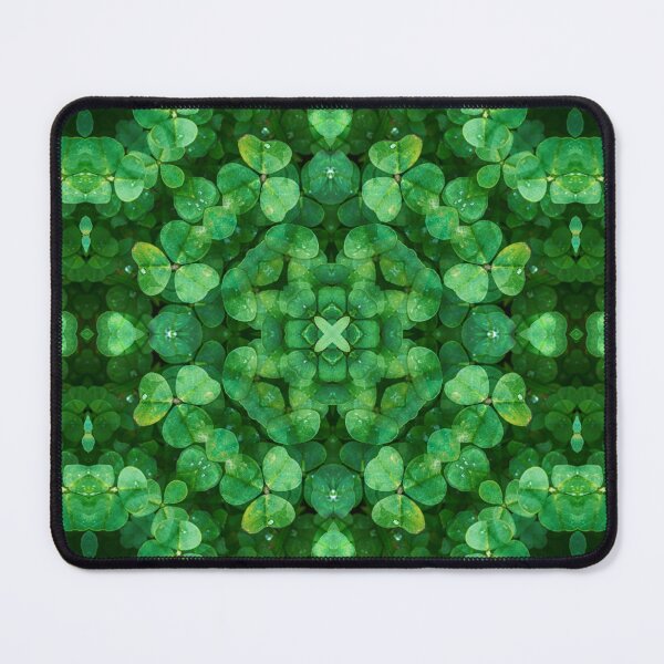 Item preview, Green Clover Kaleidoscope pattern 3 designed and sold by Swabcraft.