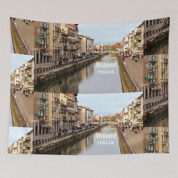 Item preview, Milan, Italy - Charming Milan Canal designed and sold by leemcnut.