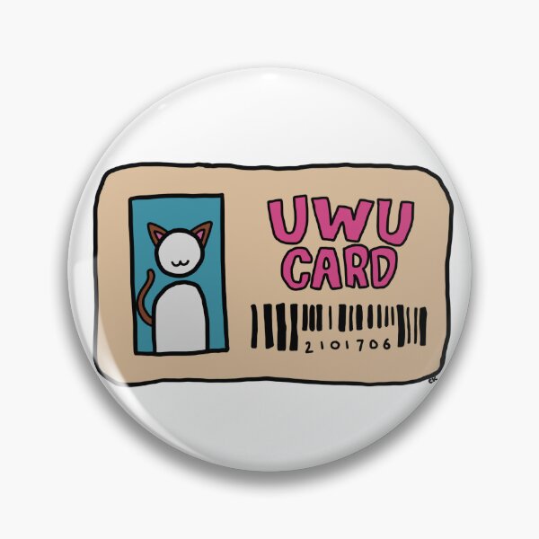 Item preview, UWU card (6/8) designed and sold by Rainbowhydra.