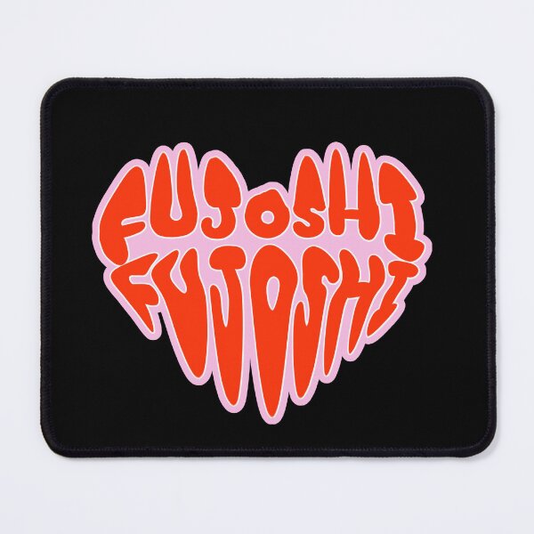 Item preview, Fujoshi typography heart shape for bl and Yaoi lovers designed and sold by RecStore.