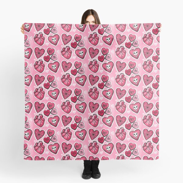 Item preview, Pastel goth Halloween hearts, Gothic Valentine, spooky hearts designed and sold by Spooky Witch Dream.