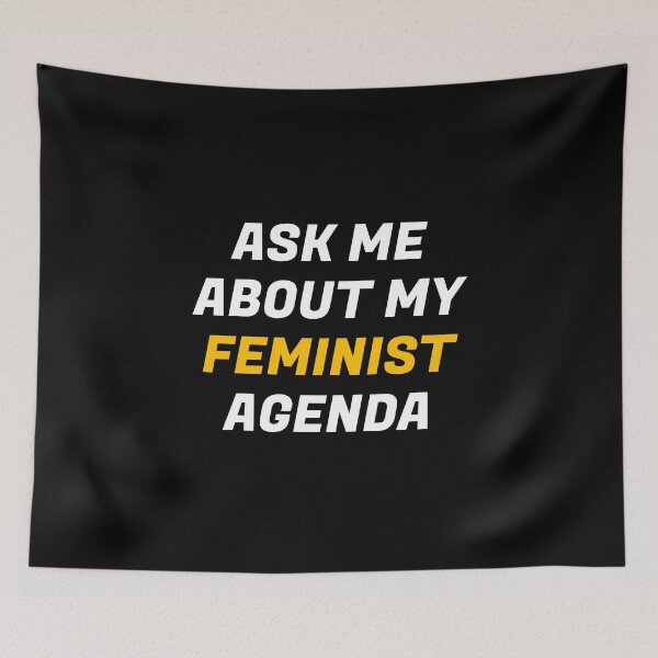 Item preview, Womens Day Feminism - ASK ME ABOUT MY FEMINIST AGENDA  designed and sold by Inspirationmotivation.
