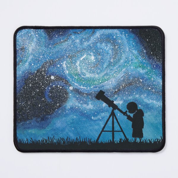 Vista previa del artículo con la obra «Observando el Universo ~ Acuarela», diseñado y vendido por aurin.
