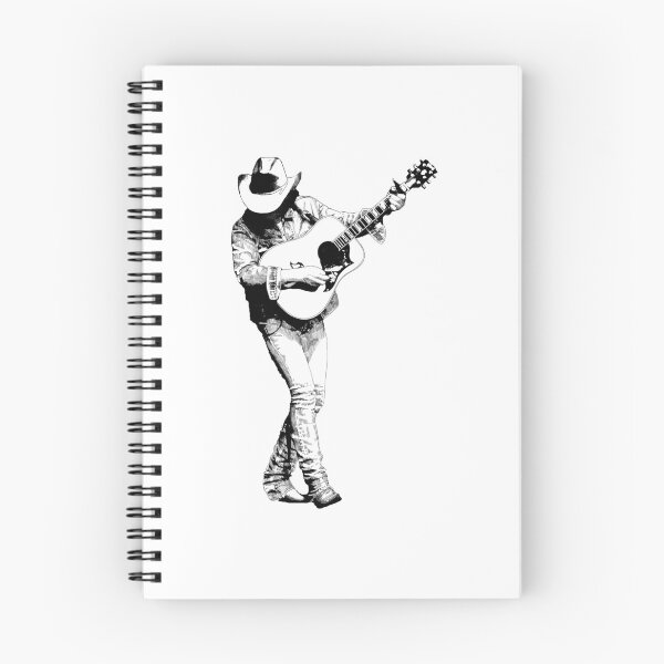 Item preview, Black art Dwight Yoakam playing guitar T Shirt designed and sold by BongChung.