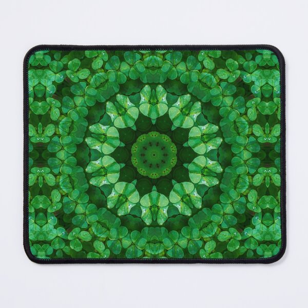Item preview, Green Clover Kaleidoscope pattern 7 designed and sold by Swabcraft.