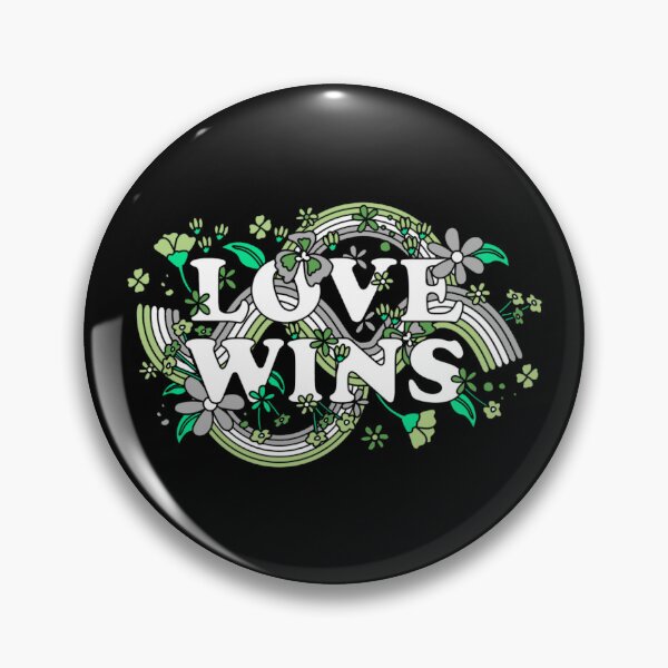 Item preview, Love Wins Aromantic Pride designed and sold by everything4eva.
