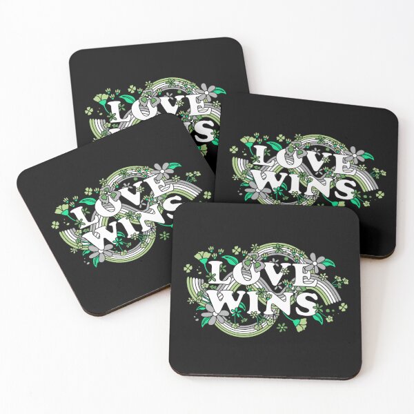 Item preview, Love Wins Aromantic Pride designed and sold by everything4eva.