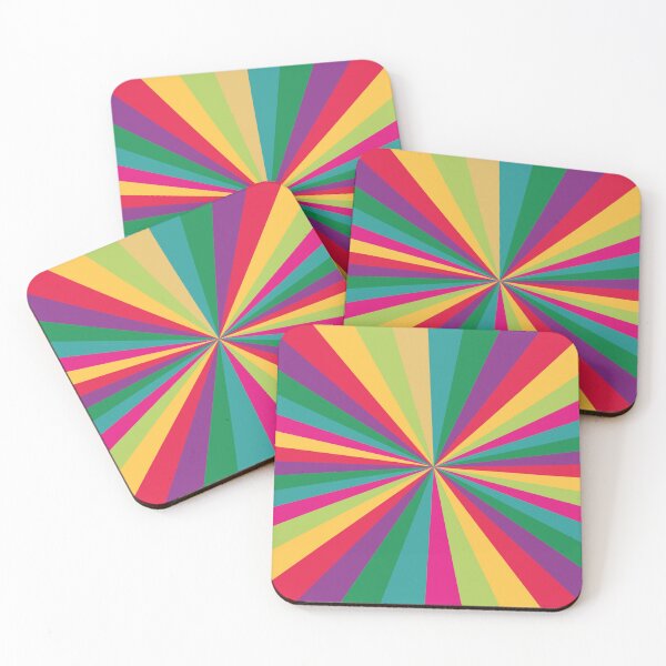 Item preview, Rainbow color burst background. Rays background in retro style. Vector. designed and sold by paolboa.