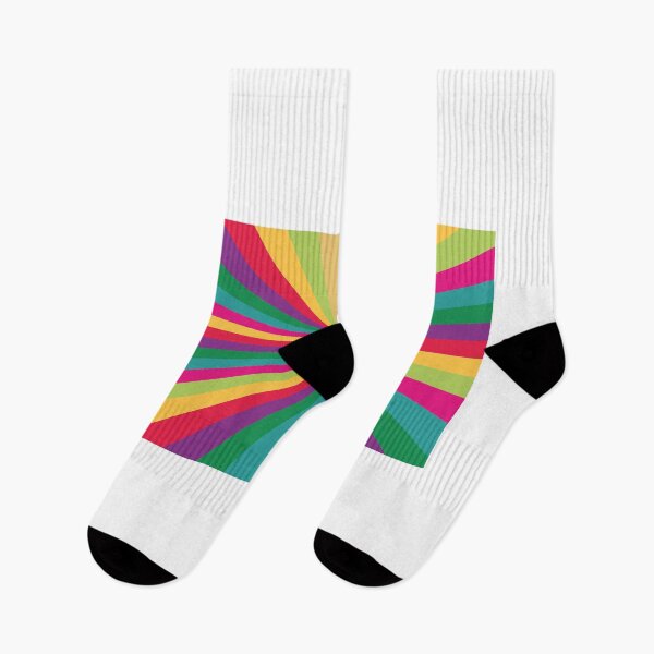 Item preview, Rainbow color burst background. Rays background in retro style. Vector. designed and sold by paolboa.