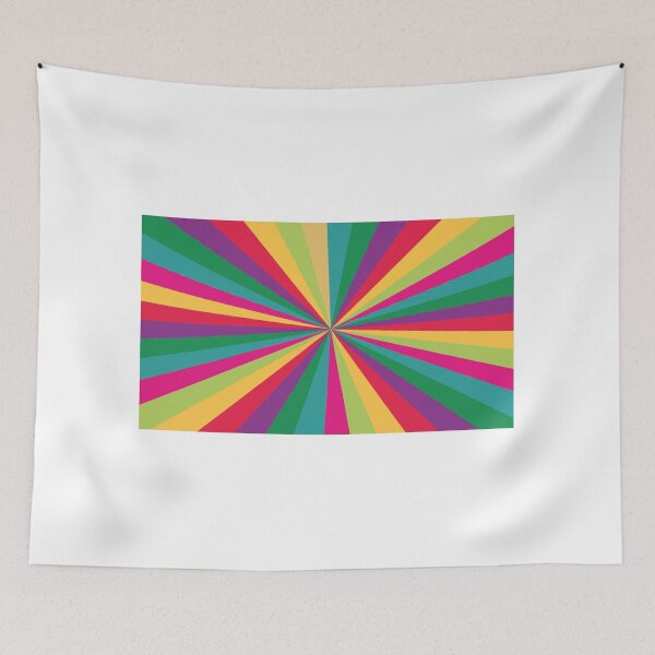Item preview, Rainbow color burst background. Rays background in retro style. Vector. designed and sold by paolboa.