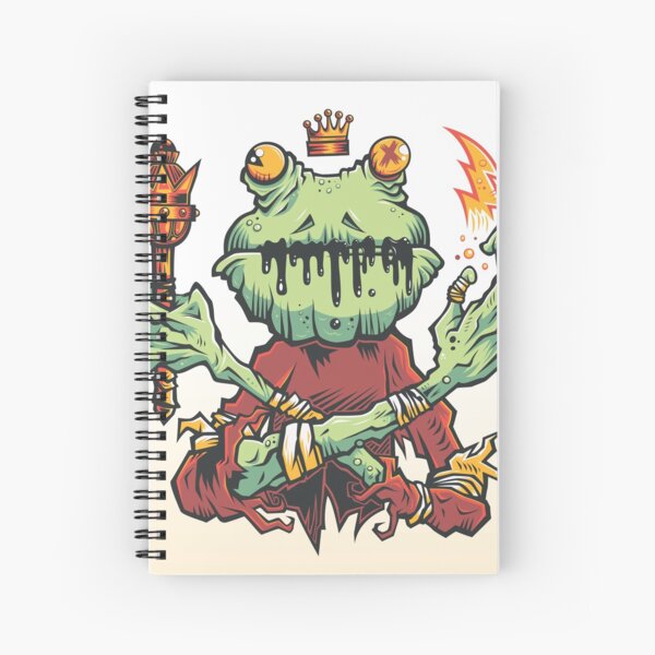 Frog King Spiral Notebook