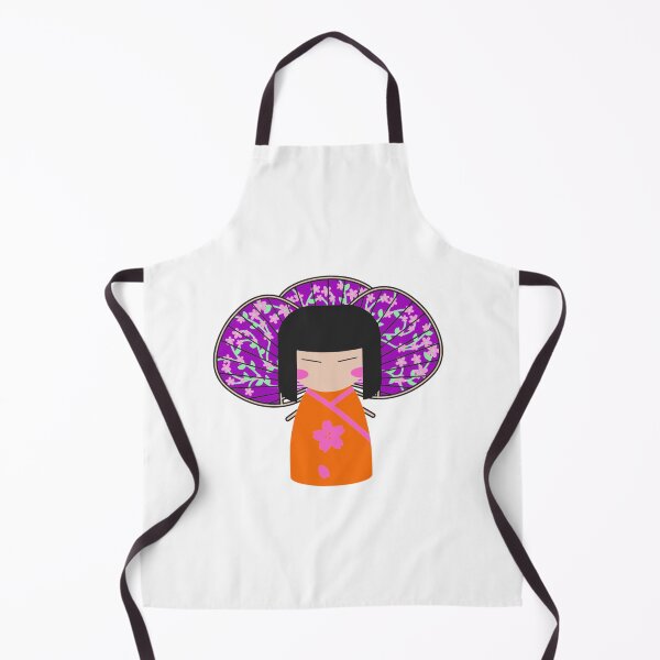 Item preview, Japanese Kimono Doll With Fans designed and sold by LMoonDesigns.