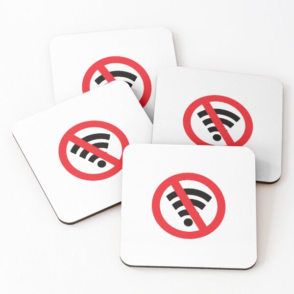 Item preview, No wifi area sign design designed and sold by Luca Marella.