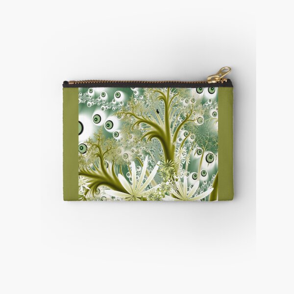 Item preview, Seascape - Delicate Green Fractal Seaweed with Bubbles designed and sold by Pam Blackstone.