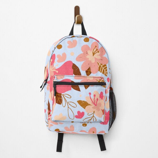Item preview, Modern autumn flower pattern with retro blue designed and sold by idolizeyou.