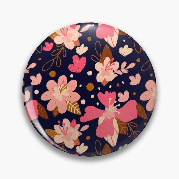 Item preview, Modern autumn flower pattern night bloom designed and sold by idolizeyou.