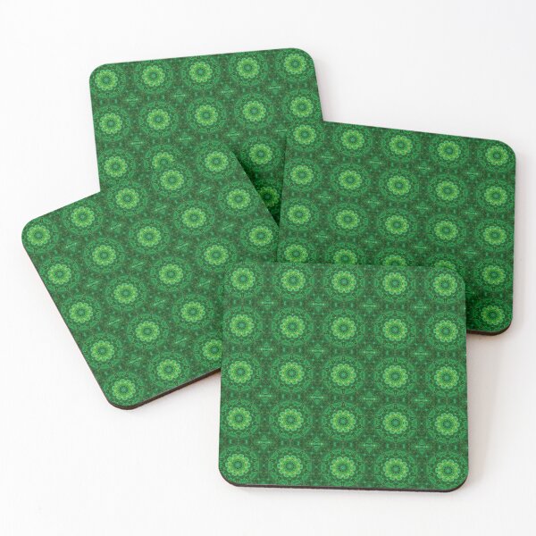 Item preview, Green Clover Kaleidoscope pattern 11 designed and sold by Swabcraft.