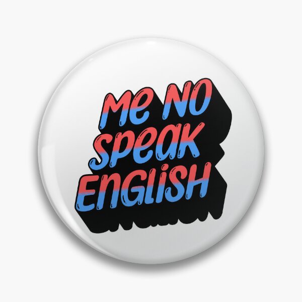 Item preview, No Speak English designed and sold by LionRoxTee.