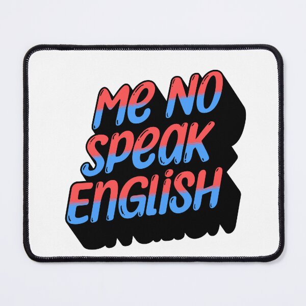 Item preview, No Speak English designed and sold by LionRoxTee.