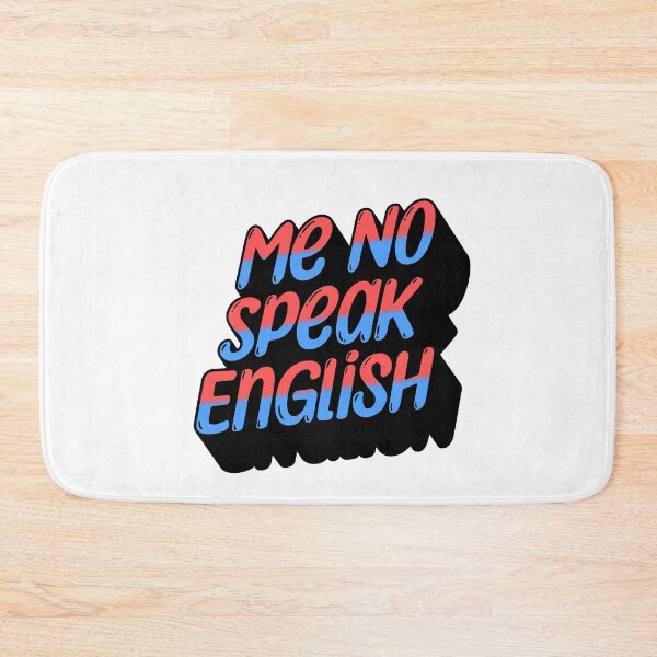 Item preview, No Speak English designed and sold by LionRoxTee.