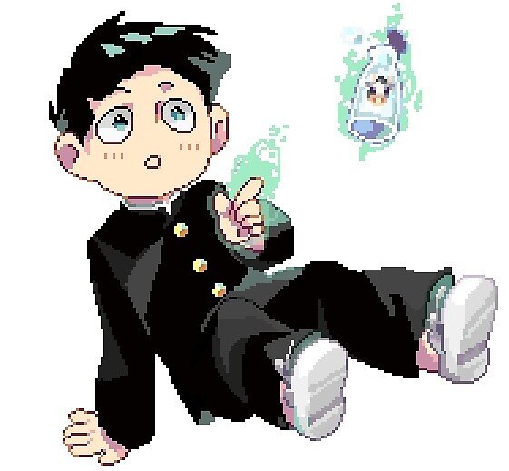 Mob Psycho 100 Mob Pixel By Papyarts Redbubble 8991