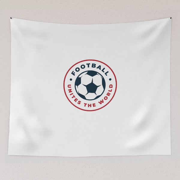 Item preview, Football Unites The World - football quote designed and sold by IHRArt.