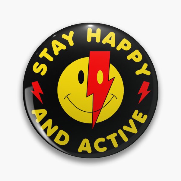Item preview, Stay Happy and Active, Motivational quote, motivation, be happy, happy, feminine T-shirt, hoodie, tank top designed and sold by ShaykhUmer.
