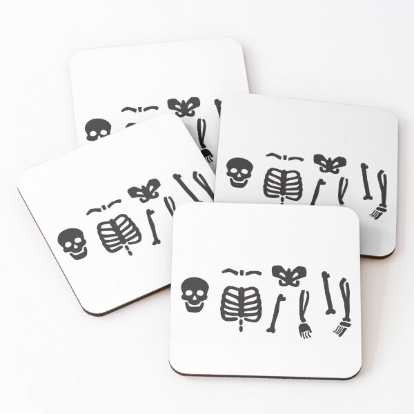Item preview, black bones of the human skelton designed and sold by Omnya aboelyazeed.