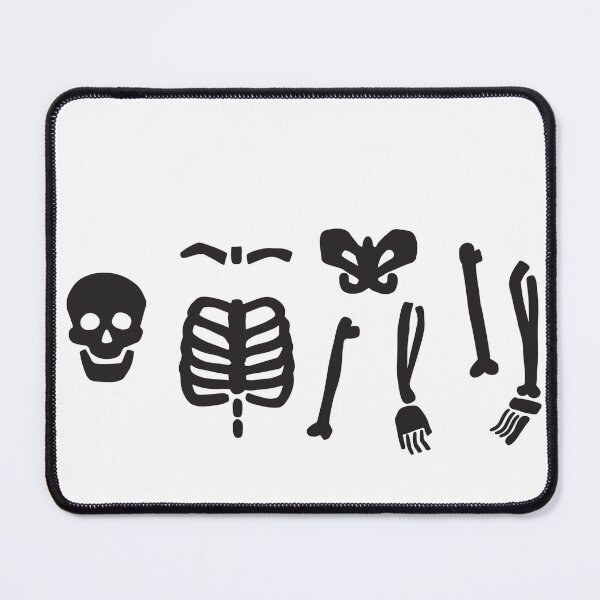 Item preview, black bones of the human skelton designed and sold by Omnya aboelyazeed.
