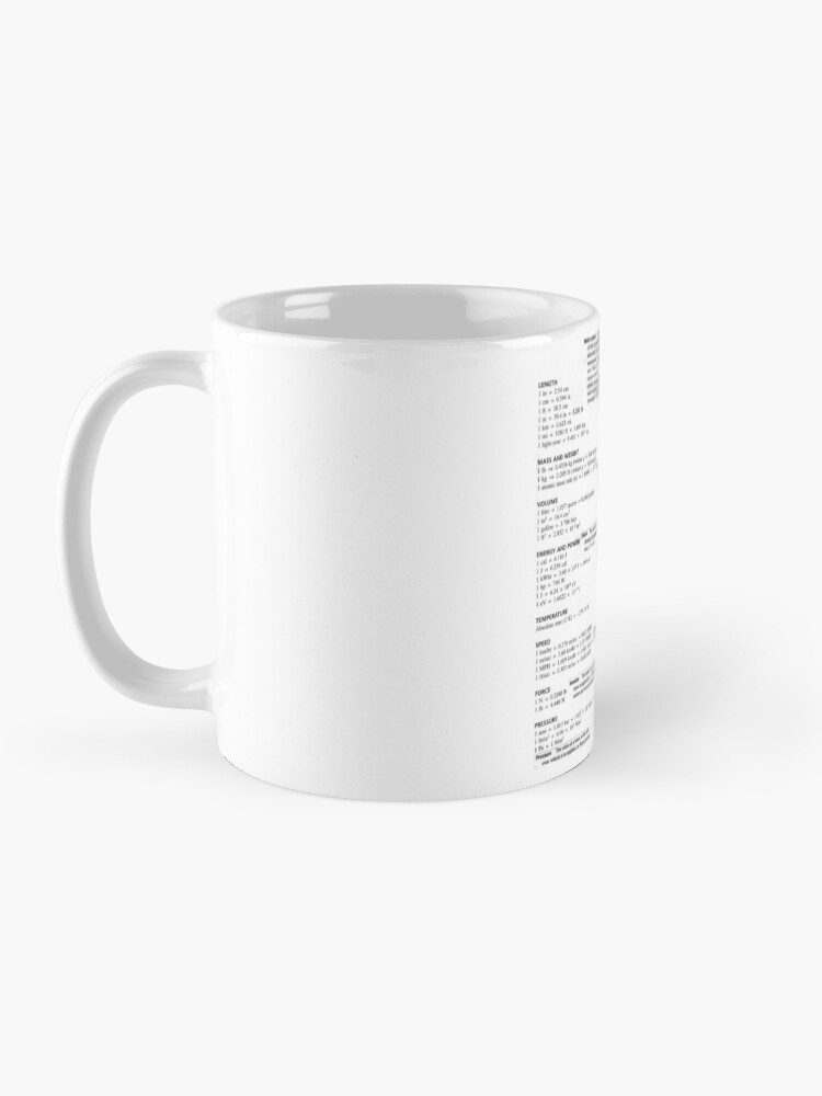 Alternate view of General Physics Conversion Factors #General #Physics #Conversion #Factors #GeneralPhysics #ConversionFactors Mug