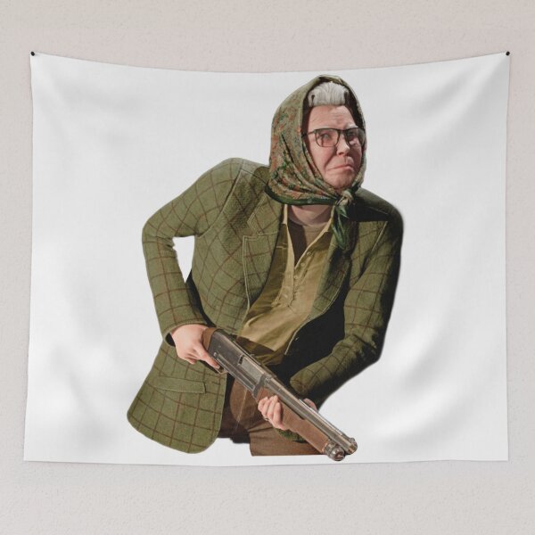 Item preview, Meme Granny Zina | Atomic Heart Game | Crazy Old Woman With a Gun designed and sold by symphonya.