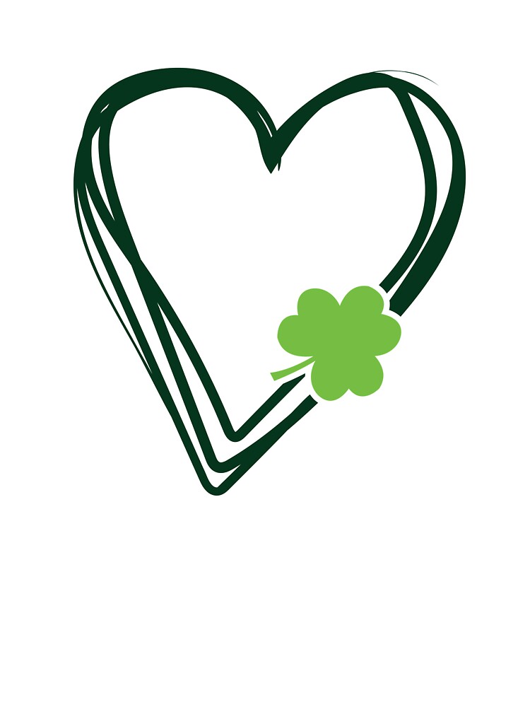 Saint Patrick's Day Shamrock Heart Leggings 2