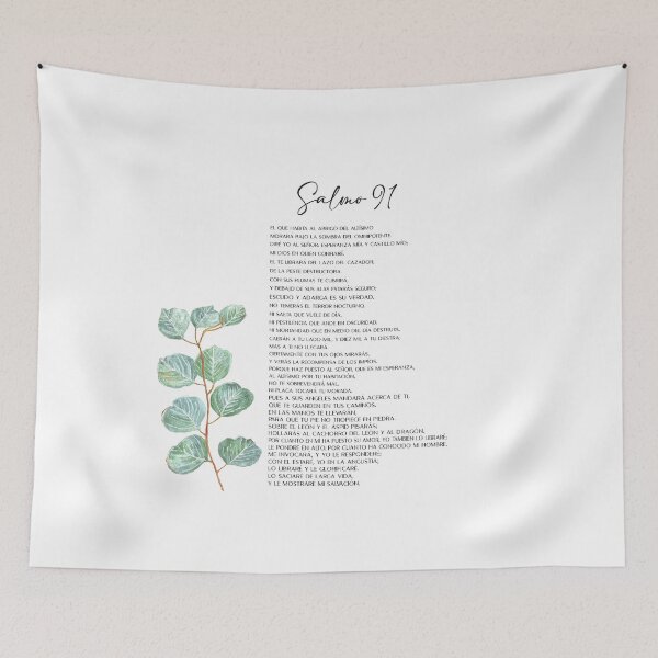 Item preview, Salmo 91, Spsnish Bible Verse designed and sold by latiendadearyam.