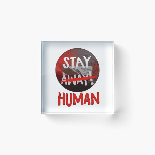 Item preview, Stay away Human - Dying Light circle style T Shirt designed and sold by ThuaThach.