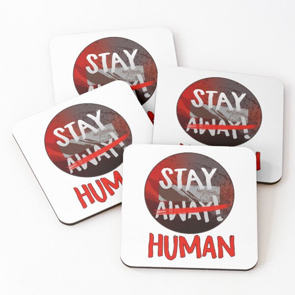 Item preview, Stay away Human - Dying Light circle style T Shirt designed and sold by ThuaThach.