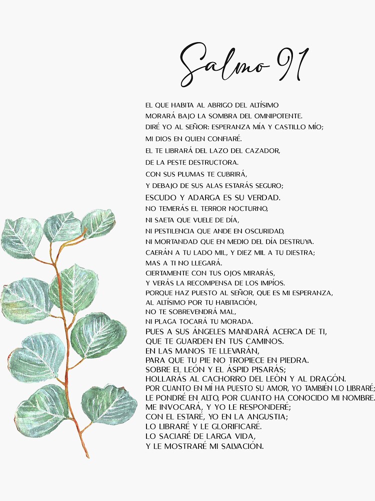 Salmo 91, Spanish Bible Verse Framed Art Print for Sale by latiendadearyam