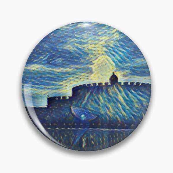 Item preview, Chilly Castle Lines In Shades Of Blue designed and sold by Fearless-Fox.