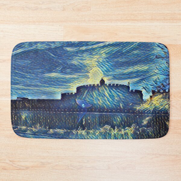 Item preview, Chilly Castle Lines In Shades Of Blue designed and sold by Fearless-Fox.