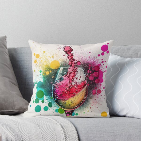 Item preview, Pop Art Wine Glass and Sparkling Wine  designed and sold by Alper Billik.