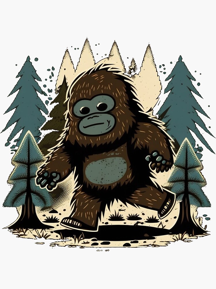 Epic Bigfoot Christmas Tree Ornament, Yeti Sasquatch Cryptid