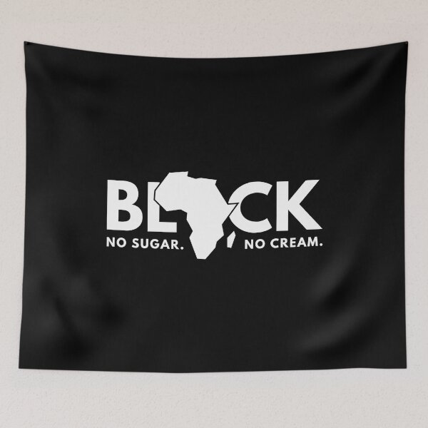 Item preview, Black, no sugar no cream, funny, Africa, african american, t shirt, hoodie, tank top designed and sold by ShaykhUmer.