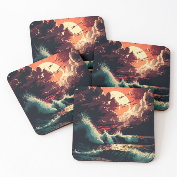 Item preview, Storm with sunset designed and sold by BISCAN.