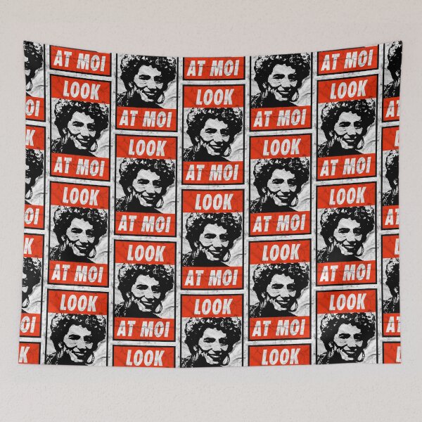 Item preview, Look At Moi - Black Distressed Look designed and sold by risible.