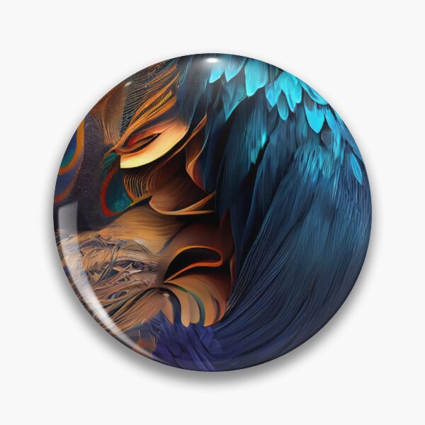 Item preview, The Mysterious "Good luck" Peacock designed and sold by Alternative Art Studio.