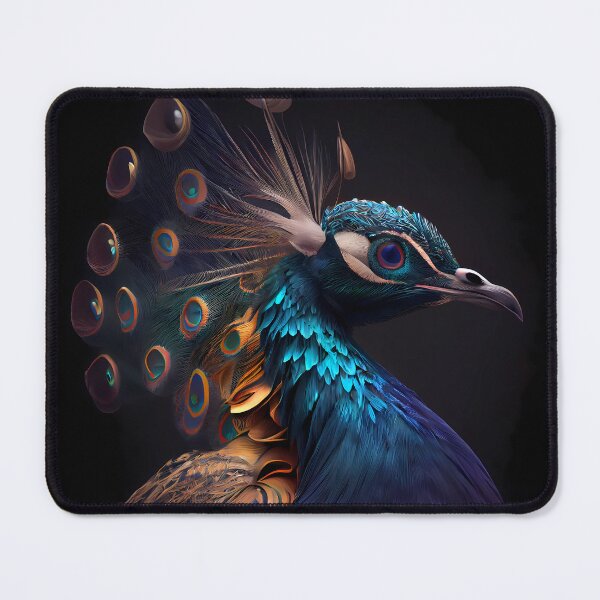 Item preview, The Mysterious "Good luck" Peacock designed and sold by Alternative Art Studio.