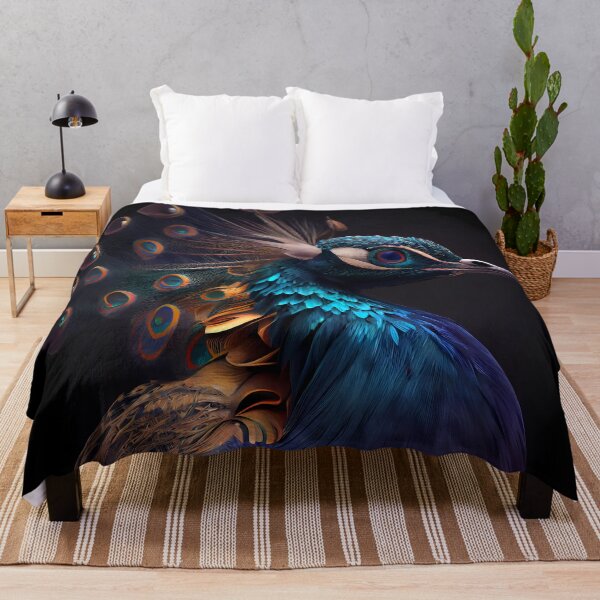 Item preview, The Mysterious "Good luck" Peacock designed and sold by Alternative Art Studio.