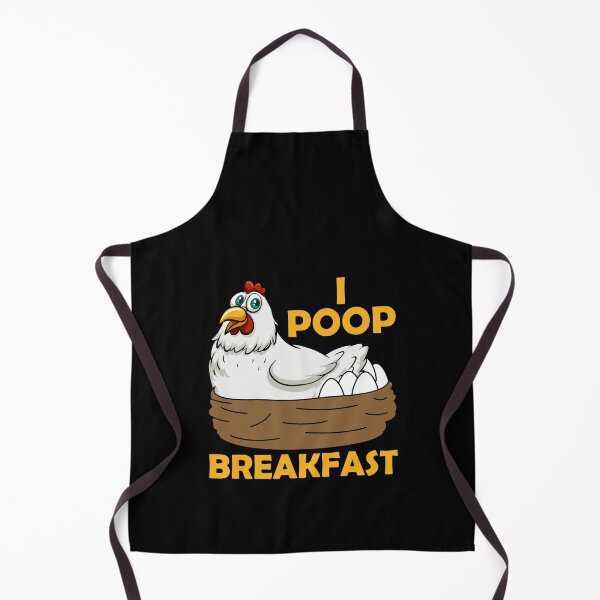 Item preview, I poop breakfast, funny, t shirt, hoodie, tanktop, chicken, egg, breakfast designed and sold by ShaykhUmer.