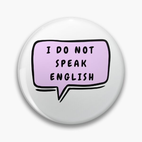 Item preview, No Speak English designed and sold by LionRoxTee.