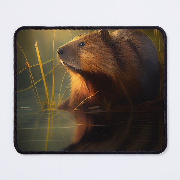 Item preview, Muskrat Bountiful Digital Painting designed and sold by CodeAndColors.