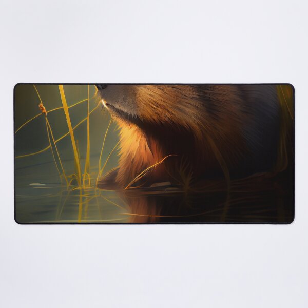 Item preview, Muskrat Bountiful Digital Painting designed and sold by CodeAndColors.